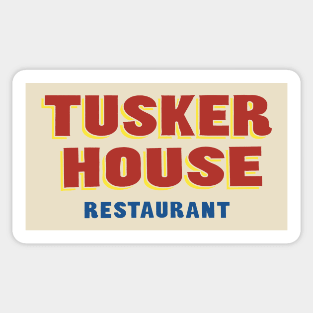 Tusker House Logo Sticker by Mouse Magic with John and Joie